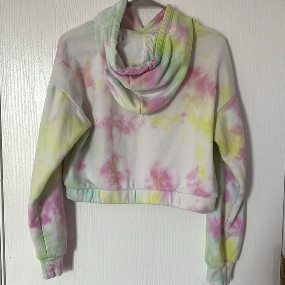 Women’s Forever 21 Tie Dye Cropped Hoodie Size Small - Picture 2 of 3